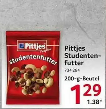 Selgros Pittjes Studentenfutter Angebot