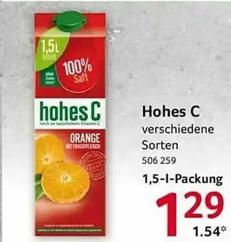 Selgros Hohes C Angebot