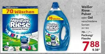 Selgros Weißer Riese Pulver Oder Gel Angebot