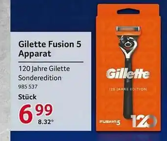 Selgros Gillette Fusion5 Apparat Angebot