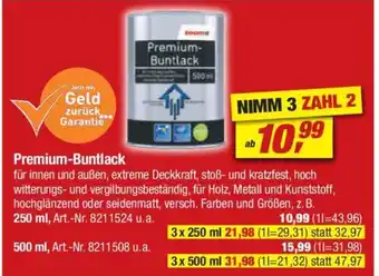 toom Baumarkt Premium-Buntlack Angebot