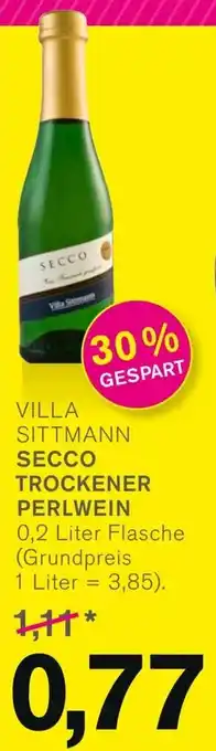 KODi VILLA SITTMANN SECCO TROCKENER 0,2 Liter Flasche Angebot