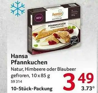 Selgros Hansa Pfannkuchen Angebot