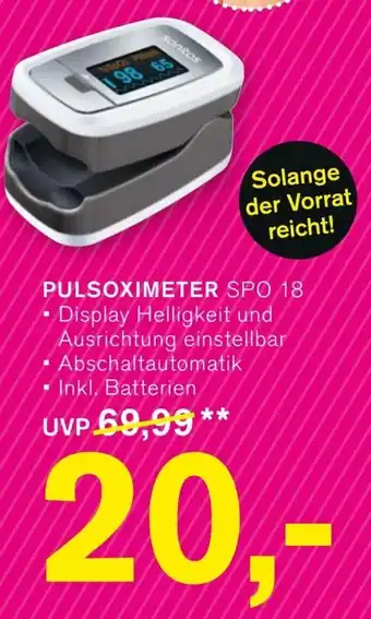 KODi PULSOXIMETER SPO 18 Angebot