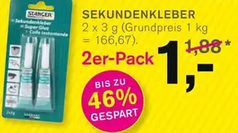 KODi SEKUNDENKLEBER 2 x 3 g 2er-Pack Angebot