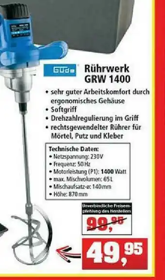 Thomas Philipps Güde Rührwerk Grw 1400 Angebot