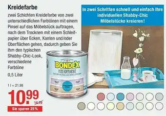 V Baumarkt Kreidefarbe Angebot