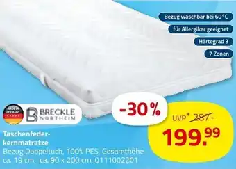 ROLLER BRECKLE Taschenfederkernmatratze Angebot