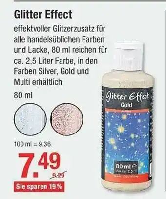 V Baumarkt Glitter Effect Angebot