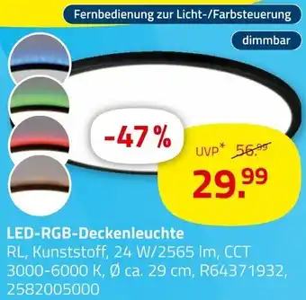 ROLLER LED-RGB-Deckenleuchte Angebot