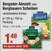 V Markt Bergader Almzeit Oder Bergbauern Scheiben Angebot