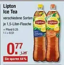 V Markt Lipton Ice Tea Angebot