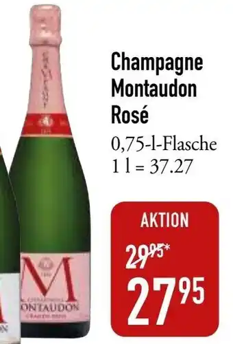 Galeria Markthalle Champagne Montaudon Rosé 0,75 L Flasche Angebot