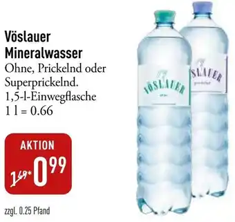 Galeria Markthalle Vöslauer Mineralwasser 1,5 L Angebot