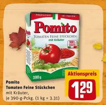 REWE Pomito passierte tomaten feine stückchen Angebot