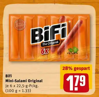 REWE Bifi mini-salami original Angebot