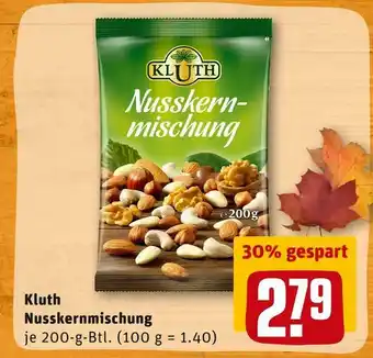 REWE Kluth nusskernmischung Angebot