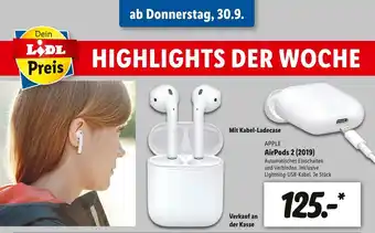 Lidl Apple airpods 2 (2019) Angebot