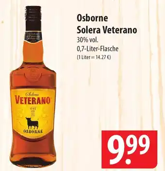 Famila Nord Ost Osborne Solera Veterano 0,7-Liter-Flasche Angebot