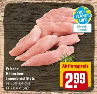 REWE Frische hähncheninnenbrustfilets Angebot