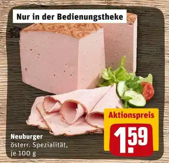 REWE Leberkäse neuburger Angebot