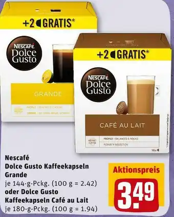 REWE Nescafé kaffeekapseln Angebot