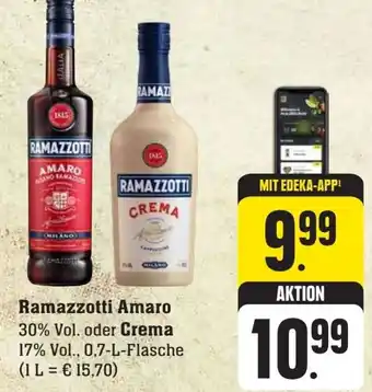 Scheck-in-Center Ramazzotti Amaro oder Crema 0,7-L-Flasche Angebot