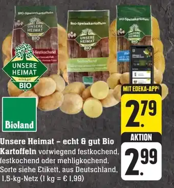 Scheck-in-Center Unsere Heimat - echt & gut Bio Kartoffeln 1,5-kg-Netz Angebot