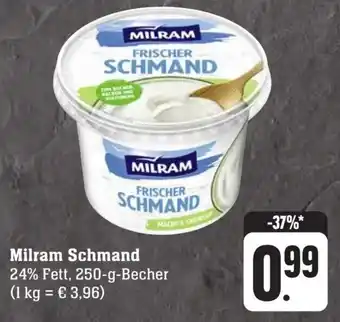 Scheck-in-Center Milram Schmand 250-g-Becher Angebot