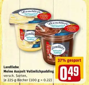 REWE Landliebe meine auszeit vollmilchpudding Angebot