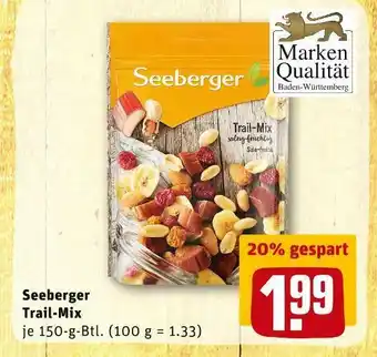 REWE Seeberger trail-mix Angebot