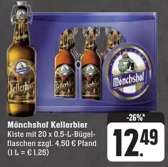 Scheck-in-Center Mönchshof Kellerbier 20 x 0,5-L-Bügel-flaschen Angebot