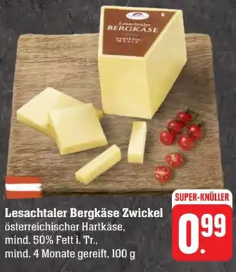 Scheck-in-Center Lesachtaler Bergkäse Zwickel 100 g Angebot