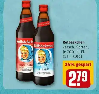 REWE Rotbäckchen saft Angebot