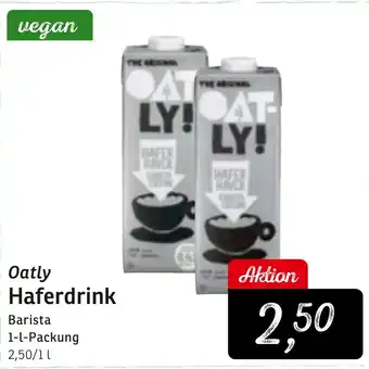 KONSUM Oatly Haferdrink Barista 1L Angebot