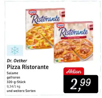 KONSUM Dr. Oetker Pizza Ristorante 320-g Angebot