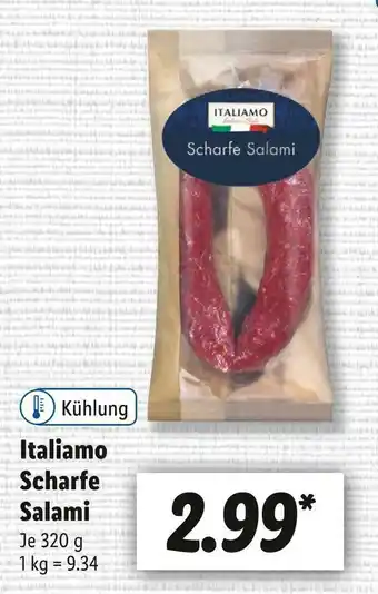 Lidl Italiamo scharfe salami Angebot