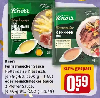 REWE Knorr feinschmecker sauce Angebot