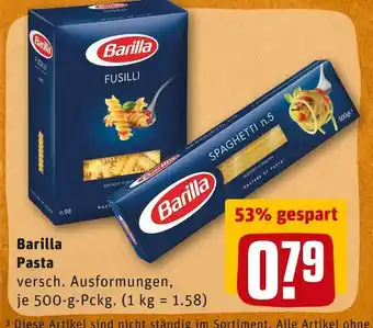 REWE Barilla pasta Angebot