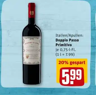 REWE Doppio passo primitivo rotwein Angebot