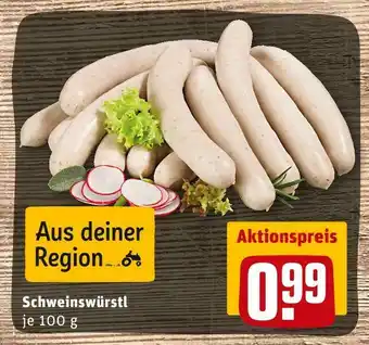 REWE Schweinswürstl Angebot