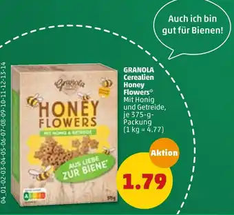 PENNY Granola cerealien honey flowers Angebot