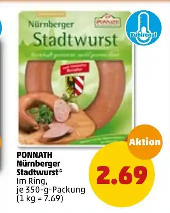 PENNY Ponnath nürnberger stadtwurst Angebot