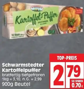 Edeka Schwarmstedter Kartoffelpuffer 900 g Beutel Angebot