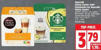 Edeka Nescafé Dolce Gusto oder Starbucks by Nescafé Dolce Gusto Angebot