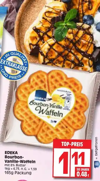 Edeka EDEKA Bourbon Vanille Waffeln 165 g Packung Angebot