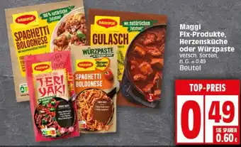 Elli Markt Maggi Fix-Produkte, Herzensküche oder Würzpaste Angebot