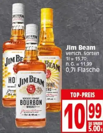 Elli Markt Jim Beam 0,7 L Flasche Angebot