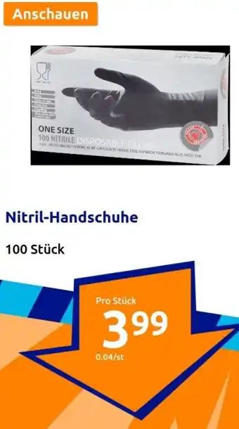 Action Nitril-Handschuhe 100 Stück Angebot