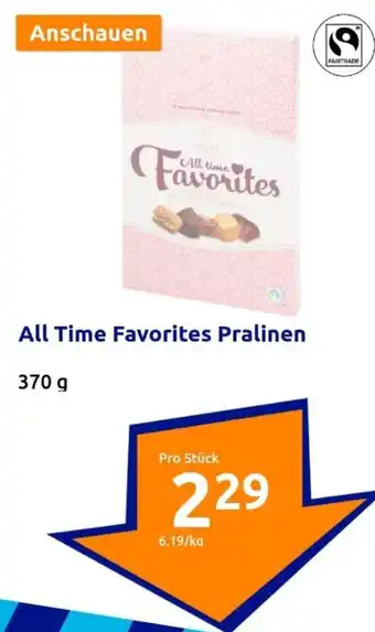 Action All Time Favorites Pralinen 370 g Angebot